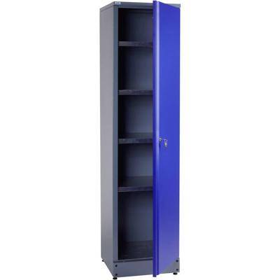 Küpper 70397 Hoge kast voor gereedschap (b x h x d) 455 x 1800 x 450 mm Blauw, Zilver