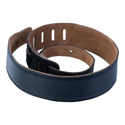 Levys Leathers M26GF-BLK gevoerd lederen gitaarband, zwart
