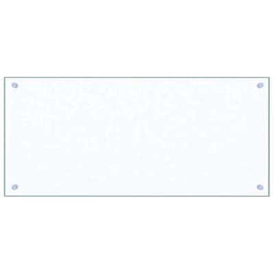 VidaXL Spatscherm keuken 90x40 cm gehard glas transparant
