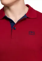 Rusty Neal - Heren Polo - Bordeaux Marine - Korte Mouw - Knoopsluiting - thumbnail