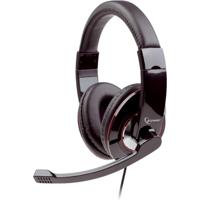 Headset Glossy Zwart USB - thumbnail