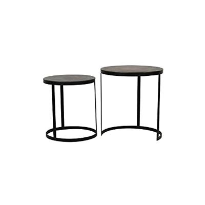 Light & Living Bijzettafel 'Trelo' Set van 2 stuks, kleur Antiek Brons