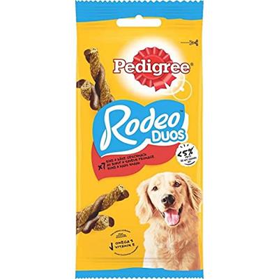 PED Rodeo Duos Beef & Cheese 7pcs 1x10 dierensnack Pedigree - Pedigree