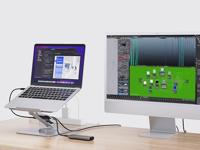 Conceptronic DONN27G laptopstandaard Zilver - thumbnail