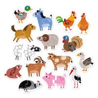 Banana Panda - oplopende puzzels boerderijdieren - 33st. - thumbnail