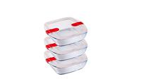 Voedselopslagcontainer Pyrex Cook & Heat 1 L Transparant - thumbnail