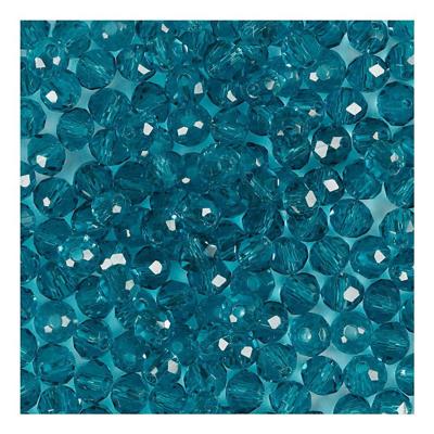 Creativ Company Facet kralen, d 4 mm, gatgrootte 1 mm, turquoise, 45 stuk/ 1 doos Creativ Company Facet kralen, d 4 mm, gatgrootte 1 mm, turquoise, 45 stuk/ 1 doos