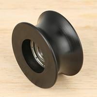 HamaLa 4 Stks U Type Groove Katrol, 0840UU Zwart U? Groove Katrol Roller Gids Wiel voor Deuren en Ramen 8x40x20.7mm - thumbnail