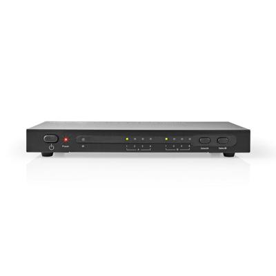 Nedis VMAT3462AT Hdmi™ Matrix-switch 4-naar-2-poorts - 4x Hdmi™ Ingang 2x Hdmi™-uitgang