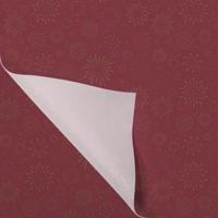 Zijdevloei | 50x70cm | 20gr/m² | Vuurwerk | papier | rood/goud | 100 vel - thumbnail