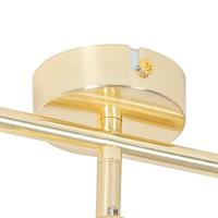 QAZQA Moderne plafondlamp messing 3-lichts verstelbaar - Jeana - thumbnail