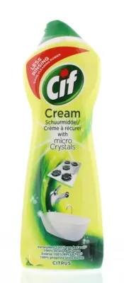 Cif Cif Cream Schuurmiddel Citroen 750ML Cif Cif Cream Schuurmiddel Citroen 750ML