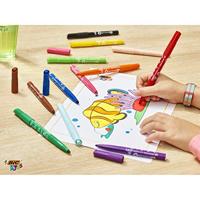 Bic Kids Viltstift Visacolor XL Ecolutions 18 stiften in een metalen pot - thumbnail