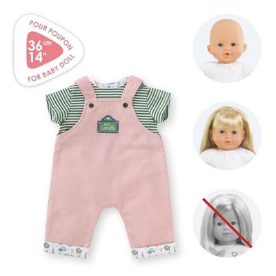Corolle t-shirt en overall voor babypop, 36cm