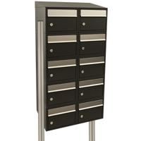 Stoer! Brickset 2-Breed, 5-Hoog Met Dak Op Statief Zwart - 40215070_2x5ds - thumbnail