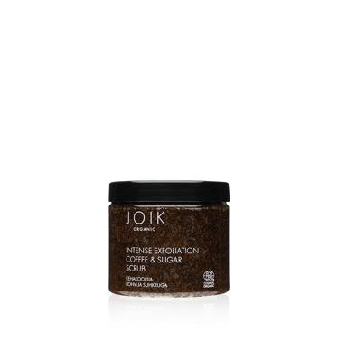 Joik Organics Intense exfoliation coffee & sugar scrub vegan 180 Gram