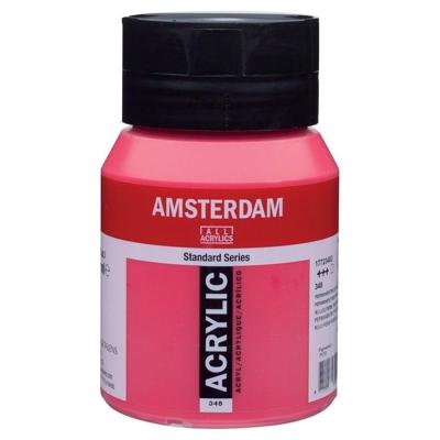 Royal Talens Amsterdam Acrylverf 500 ml - Permanentrood Purper 348