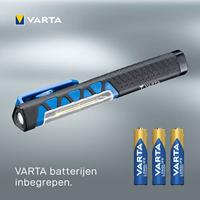 Varta 17647101421 Work Flex Pocket Light Penlight werkt op batterijen LED 230 mm Grijs, Blauw - thumbnail