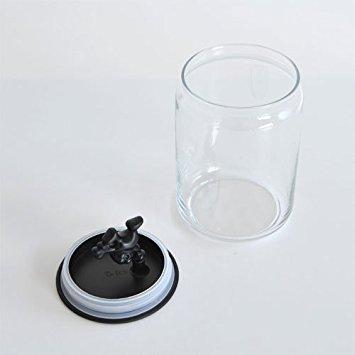 Alessi Voorraadpot Gianni A Little Man Holding On Tight - AMDR05 B - Zwart - 900 ml - door Mattia Di Rosa