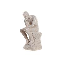Decoratieve figuren DKD Home Decor The Thinker Beige Mannen 12 x 11 x 25 cm - thumbnail