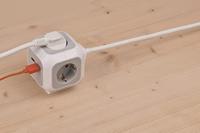 Brennenstuhl ALEA-Power 2xUSB-Charger + stekkerblok 4-voudig stekkerdoos - thumbnail