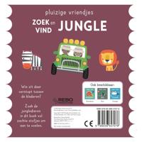 Rebo Publishers Zoek en vind - jungle pluizige vriendjes - thumbnail