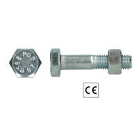 pgb-Europe PGB-FASTENERS | SB-bout CE 8.8 EN15048-1 M16x130 Zn | 25 st P15048801016001303 - thumbnail