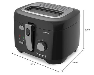 Inventum GF626 friteuse Frituurpan 2,5 l Enkel Zwart, Roestvrijstaal Vrijstaand 1800 W Inventum GF626 friteuse Frituurpan 2,5 l Enkel Zwart, Roestvrijstaal Vrijstaand 1800 W