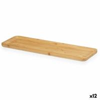 Snackdienblad Kinvara Bruin 46 x 1,6 x 15 cm Aperitief (12 Stuks) - thumbnail