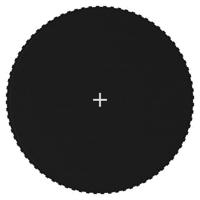 Springmat voor 14 feet/4,27 m ronde trampoline stof zwart - thumbnail