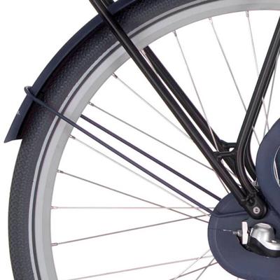 Cortina spatbordstang achter 28 common black blue matt