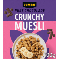 Jumbo Crunchy Muesli Pure Chocolade 500 g - thumbnail
