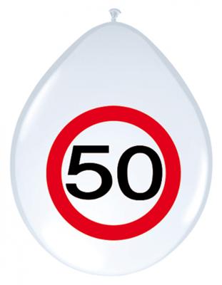 Ballonnen 50 jaar verkeersbord