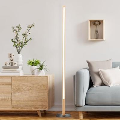Brilliant Houten vloerlampArion 120cm - G99069/76