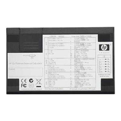 HP HP-12CPLAT-INT Rekenmachine -12C PLAT-INT Financieel FR,NL HP HP-12CPLAT-INT Rekenmachine -12C PLAT-INT Financieel FR,NL