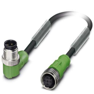 Phoenix Contact 1668593 Sensor/actuator connector, geassembleerd M12 Aantal polen (sensoren): 4 Stekker, haaks, Bus, recht 30.00 cm 1 stuk(s) Piece