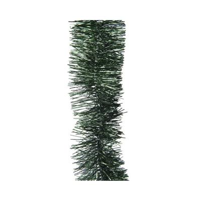 Lametta guirlande pvc d7l270 cm groen kerst - Decoris - thumbnail