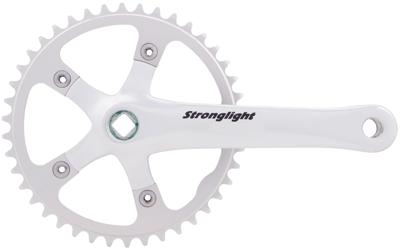 STRONGLIGHT crankstel "impact" crankset strongl.impact anodized silver