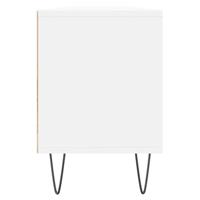 Tv-meubel 150x30x44,5 cm bewerkt hout wit - thumbnail