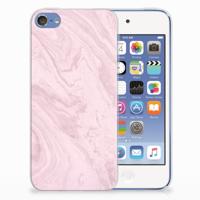 Apple iPod Touch 5 | 6 | TPU | Siliconen hoesje | Marble Pink - Origineel Cadeau Vriendin - thumbnail