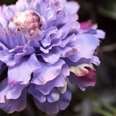 Scabiosa Kunstbloem 57cm Blauw