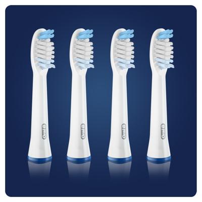 Oral-B Pulsonic Clean Opzetborstel voor elektrische tandenborstel 4 stuk(s) Wit Oral-B Pulsonic Clean Opzetborstel voor elektrische tandenborstel 4 stuk(s) Wit