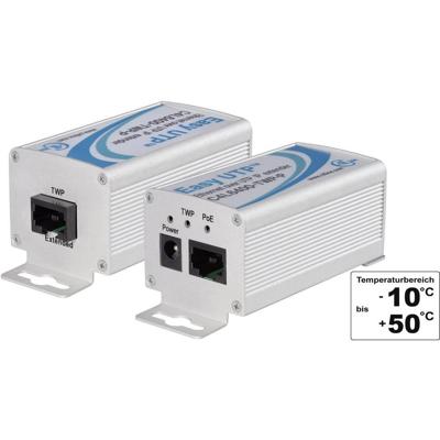 Renkforce RF-1601832 Netwerkuitbreiding 2-draads Reikwijdte (max.): 500 m 1 stuk(s) 100 MBit/s Met PoE-functie