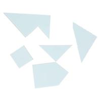 Foam Tangrampuzzels, 4st. - thumbnail