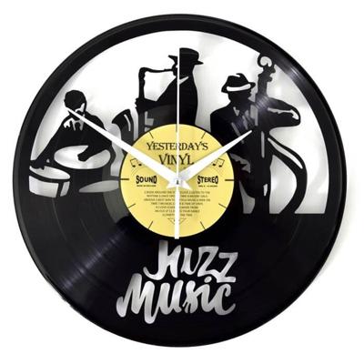 Wandklok vinyl Jazz Music