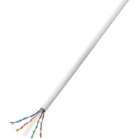 TRU COMPONENTS Netwerkkabel CAT 6 U/UTP 4 x 2 x 0.27 mm² Wit 25 m - thumbnail