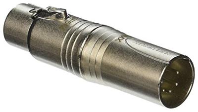 Neutrik NA3F5M XLR 3p female naar XLR 5p male adapter