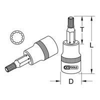 KS Tools 9181443 9181443 Verwisselbare kop - thumbnail