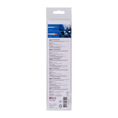 Talens Art Creation aquarelpenselen polyester assorti, set van 5 penselen