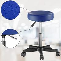 Casaria Verstelbare Draaikruk - 46/60cm Zithoogte - Blauw - thumbnail